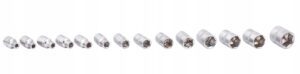 Zestaw Kluczy Nasadowych 1/4” 38 El. Torx Bity-4