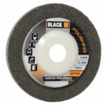 Tarcza Polerska Wloknina Nylonowa Stal Inox Nylonowa 125mm Black Premium-3