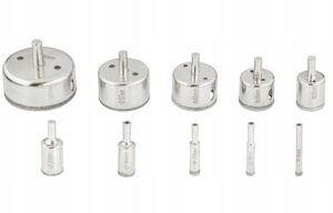 Otwornica Diamentowa Gres Plytki Zestaw 10 Sztuk-14