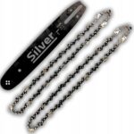 Prowadnica Z Dwoma Lancuchami Silvertools 12″ 3/8 25cm Pilarek Galeziowek-8