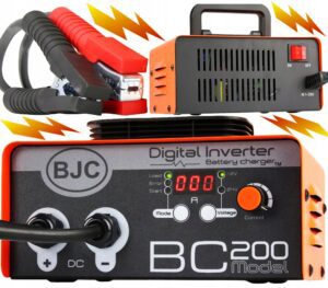 Prostownik Inwertorowy 12v 24v Rozruch Ladowarka Bjc Busy Ciezarowki 200a
