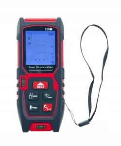 Dalmierz Laserowy Multifunkcyjny Poziomica Dzwiek Lcd 100m-13