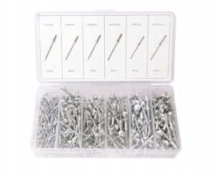 Nity Zrywalne Zestaw Nitow Trzpieniem Stalowym 400 Szt. Organizer-7