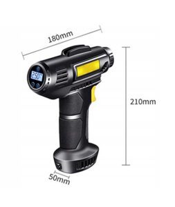 Mobilny Kompresor Samochodowy Rowerowy Sprezarka Pompka Na Akumulator-5