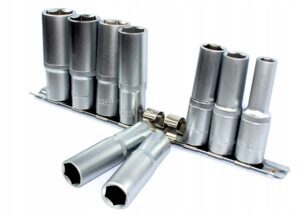 Klucze Nasadowe Nasadki Naszynie Przedluzane 9szt-2