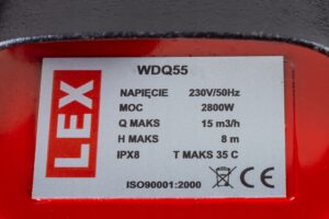 Pompa Do Wody Szamba 2” 2800w +waz-10