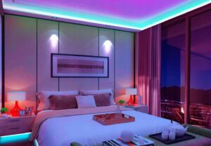 Tasma Led Kolorowa Wodoodporna 5m Rgb Pasek Smd 230v 12v +pilot +zasilacz-16