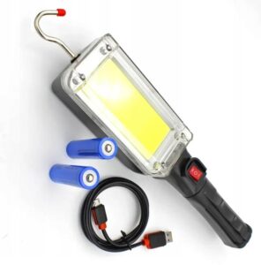 Lampa Latarka Warsztatowa Led Cob Akumulator 700lm-9