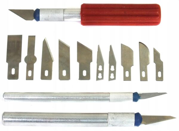 Skalpele – Zestaw Nozykow Modelarskich-2