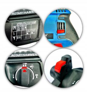 Mocna Mlotowiertarka Na Sds 2 Glowice 2600w-12