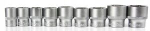 Solidny Zestaw Kluczy Nasadowych 1/2″ 18szt 8-32mm + Grzechotka Nasadki-4