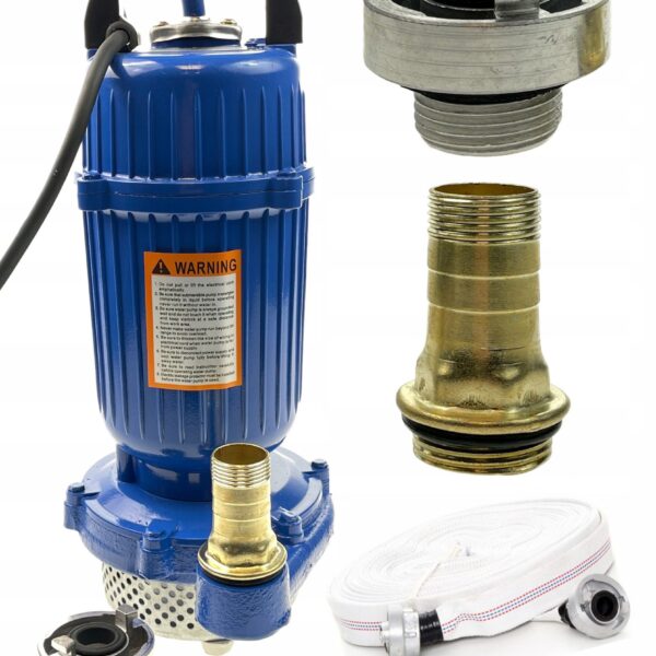 Pompa Do Wody Czystej I Brudnej Z Sitem 2650w + Waz 30m 1″-2