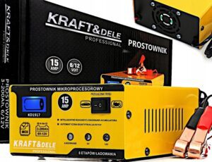 Ladowarka Prostownik Do Akumulatora 6/12v Agm Zel 15a
