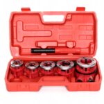 Gwintownica Do Rur 5 Elementow Zestaw Narzynek 3/8″ 1/2″ 3/4″ 1″ 1-1/4″-2