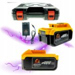 Wiertarko Wkretarka Akumulatorowa Z Udarem 2w1 48v 2x 5ah Walizka Brusshles-16