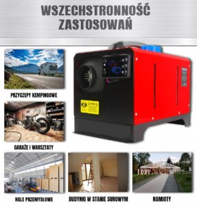 Nagrzewnica Dmuchawa Ogrzewanie Postojowe 8000w 230v 12v 8kw-14