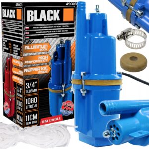 Pompa Do Wody Brudnej I Czystej Zanurzeniowa Ruska Black 495 W 1080 L/h-2
