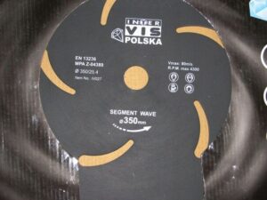 Tarcza Diamentowa 350 Mm Betonu Kostki Inter Vis N-5