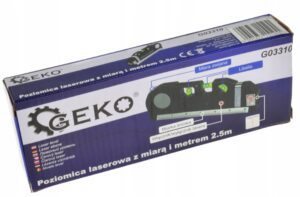 Poziomica Laserowa Z Miarka 250cm Miara Laser Led-8