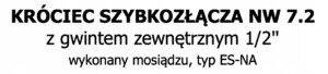 Szybkozlaczka Pneumatyczna 1/2′ Zestaw Zlaczek 3el-14