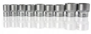 Solidny Zestaw Kluczy Nasadowych 1/2″ 18szt 8-32mm + Grzechotka Nasadki-2