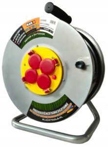 Przedluzacz Ogrodowy Metalowy Bebnowy 50m 3×2,5mm-13