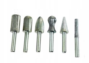 Frezy Trzpieniowe Do Metalu Pilniki Hss Zestaw 6 S-3
