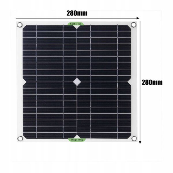 Solarny Panel Sloneczny Zestaw 20w+50a Regulator-3