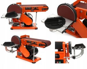 Szlifierka Tasmowo Talerzowa Stolowa 600w Czolowa