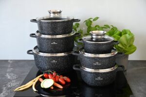 Zestaw Garnkow Zilner Premium Aluminiowe 12 El.-9