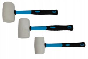 Mlotki Gumowe Biale Fiberglass Zestaw 3szt.-3