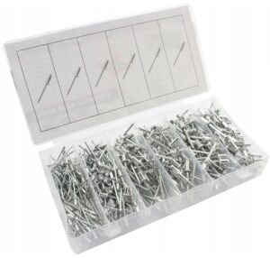 Nity Zrywalne Zestaw Nitow Trzpieniem Stalowym 400 Szt. Organizer-4
