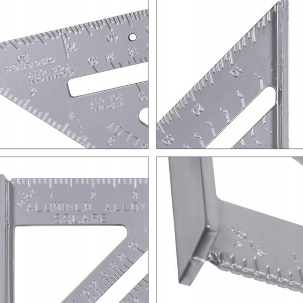 Katownik Stolarski Budowlany Aluminiowy 185mm-2