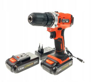 Wiertarko Wkretarka Li-ion 20v Led Bity Full Opcja-8