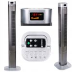 Wentylator Kolumnowy Powermat Black Tower 120 Srebrny/szary-10