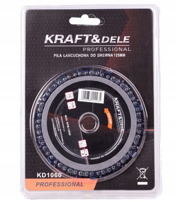 Pila Tarcza Lancuchowa Do Drewna Do Szlifierki Katowej 125 Mm 22.2mm Kd1060-14