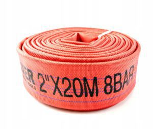 Waz Strazacki 2″ 20m Bardzo Gruby Gumowany-4