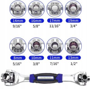 Klucz Nasadowy Uniwersalny Obrotowy 48w1 8-19mm-4