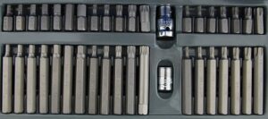 Zestaw Bitow Torx, Hex, Spline 40 Sztuk Falon Tech-10