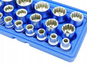 Zestaw Kluczy Nasadki Spline 8-32 Klucze 1/2 19el-7