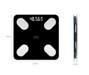 Waga Lazienkowa Analityczna Slim 180kg Smart+ 25w1-10