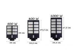 Lampa Latarnia Uliczna 1000 W 800led Solar-11