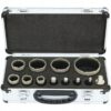 Wiertla Diamentowe Otwornice Do Gresu 6-68mm Zestaw Otwornic W Walizce 12el-2