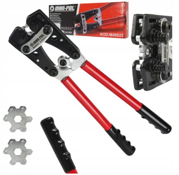 Zaciskarka M49527 Zaciskarka Praska Do Kabli Tulejek 6 Mm² – 50 Mm²
