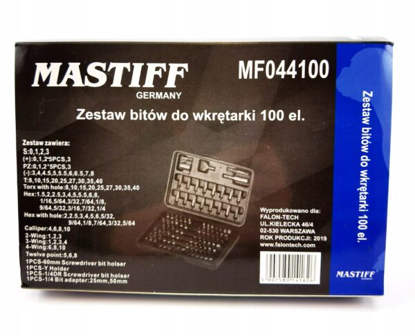 Koncowki Bity Imbus Torx Do Wkretarki Zestaw 100el-3