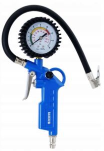 Pistolet Do Pompowania Kol Manometr Black 16bar 220psi-10