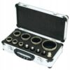 Wiertla Diamentowe Otwornice Do Gresu 6-68mm Zestaw Otwornic W Walizce 12el-4
