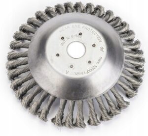 Szczotka Druciana Do Kosy Lub Podkaszarki Do Kostki Na Mech I Chwasty-6