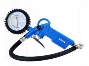 Pistolet Do Pompowania Kol Manometr Black 16bar 220psi-11