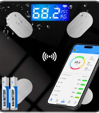 Waga Lazienkowa Analityczna Slim 180kg Smart+ 25w1
